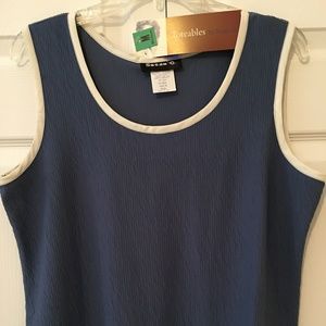 Susan Graver Travelers TANK Top - NWT  “Toteables"